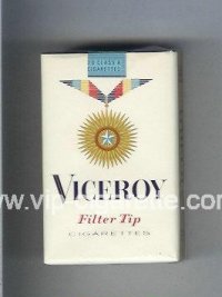 Viceroy Filter Tip Cigarettes gold medal soft box