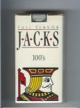 Jacks Full Flavor 100s cigarettes soft box Jacks Full Flavor 100s cigarettes soft box