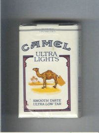Camel Ultra Lights Smooth Taste Ultra Low Tar cigarettes soft box