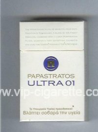 Papastratos Ultra 01 cigarettes hard box