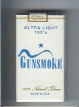 Gunsmoke Ultra Light 100s cigarettes soft box