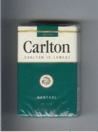 Carlton Menthol Filter cigarettes lowest tar 1mg Carlton Menthol Filter cigarettes lowest tar 1mg