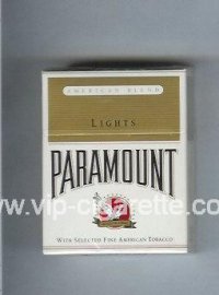 Paramount American Blend Lights cigarettes hard box
