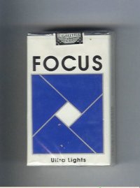 Focus Ultra Lights cigarettes soft box