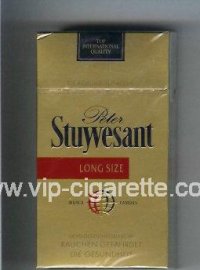 Peter Stuyvesant Long Size 100s gold cigarettes hard box