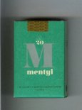 M Mentyl cigarettes soft box