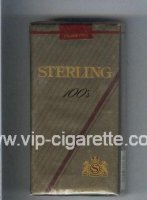 Sterling 100s cigarettes soft box