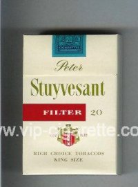 Peter Stuyvesant 1592 - 1672 Filter cigarettes hard box