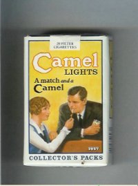 Camel Collectors Packs 1927 Lights cigarettes soft box