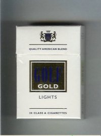 Gold Lights Quality American Blend cigarettes hard box
