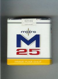 Mars M 25 Prava Plna Chut cigarettes soft box