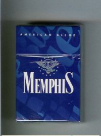 Memphis American Blend cigarettes hard box
