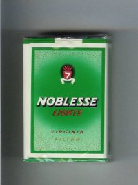 Noblesse Lights Virginia Filter green cigarettes soft box