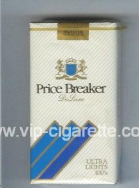 Price Breaker Ultra Lights 100s cigarettes soft box