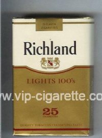 Richland Lights 100s 25 cigarettes soft box