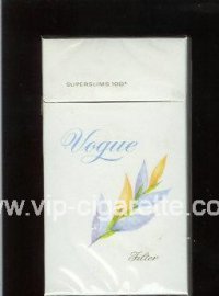 Vogue Superslims 100s Filter cigarettes hard box