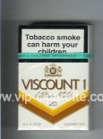Viscount 1 Ultra Mild cigarettes hard box