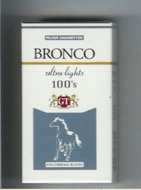 Bronco Ultra Lights 100s cigarettes