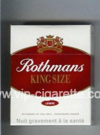 Rothmans King Size Legere By Special Appointment 25 cigarettes hard box
