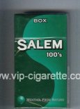 Salem with S 100s cigarettes hard box Salem with S 100s cigarettes hard box