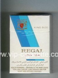 Regal Low Tar cigarettes hard box