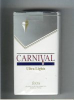 Carnival 100s Ultra Lights cigarettes