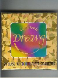 Dreams California Colour Filter cigarettes wide flat hard box