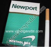 Newport Menthol cigarettes hard box