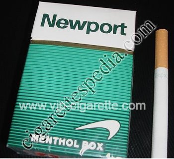 Newport Menthol cigarettes hard box