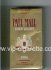 Pall Mall Gold Lights 100s cigarettes soft box