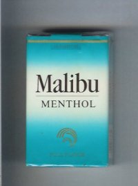 Malibu Menthol Full Flavor cigarettes soft box