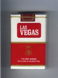 Las Vegas red and white Cigarettes soft box