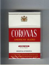 Coronas American Blend cigarettes king size filter