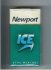 Newport Ice XTRA Menthol 100s cigarettes soft box