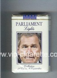 Parliament Lights design with George Bush cigarettes