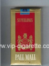 Pall Mall gold and red SuperLong 100s cigarettes soft box