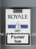 Royale Blue cigarettes hard box