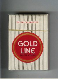 Gold Line cigarettes hard box