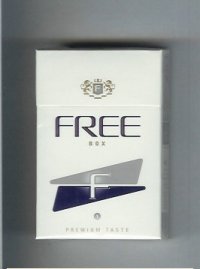 Free F '1' Premium Taste white and black and silver Cigarettes hard box Free F '1' Premium Taste white and black and silver Cigarettes hard box