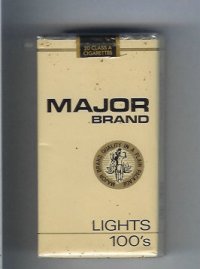 Major Brand Lights 100s cigarettes soft box