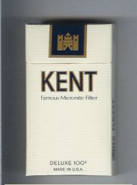 Kent Famous Micronite Filter 100s cigarettes hard box