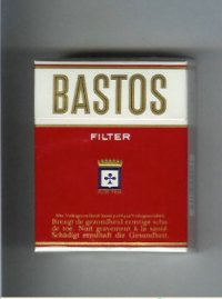 Bastos Filter short cigarettes red hard box