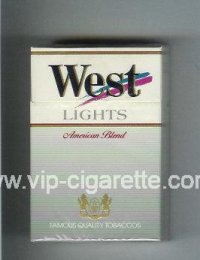 West Lights American Blend cigarettes hard box