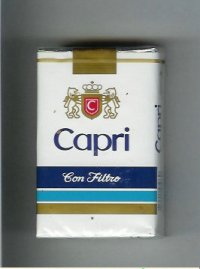 Capri costarrican version Con Filtro cigarettes soft box