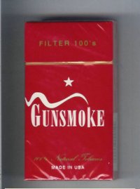 Gunsmoke Filter 100s cigarettes hard box
