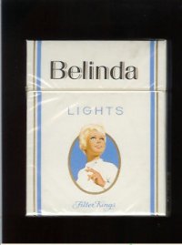 Belinda Lights cigarettes hard box