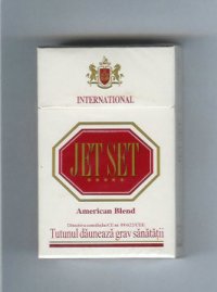 Jet Set International American Blend cigarettes hard box