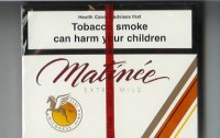 Matinee Extra Mild 25 cigarettes King Size wide flat hard box