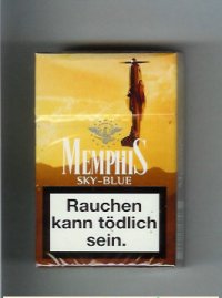 Memphis hard box Sky-Blue cigarettes