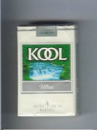 Kool Ultra Menthol cigarettes soft box